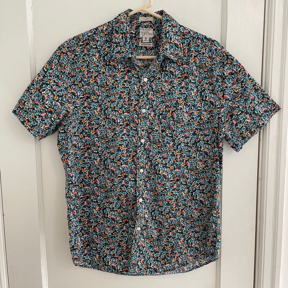 J. Crew Multicolor Floral Men's Shirt